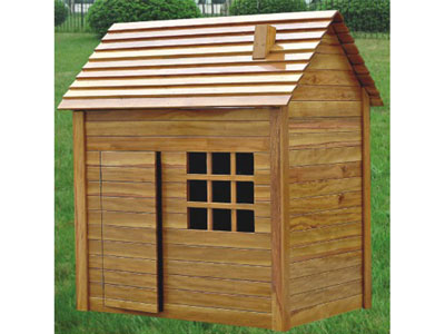 Small Outdoor Wooden Playhouse for Children MP-018